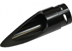 Baron 2 1/4" Exhaust Scalloped Tip Black