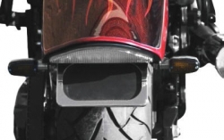 License Plate Mount Rear w LED Frame RS Warrior