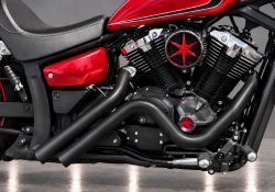 Curburner Exhaust GP Chrome Stryker
